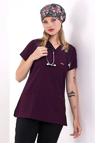 Bilenn Tekstil Bflex 6409 Unisex Lycra Bat Sleeve Μονόχρωμο Μούρδιμ