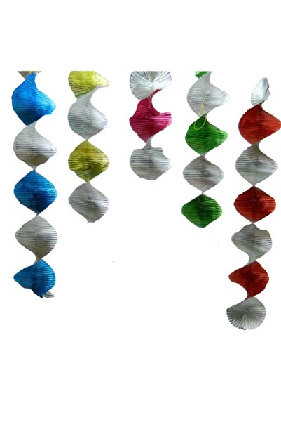 Pandoli Partidolu Karışık Renkli 10 Adet Kedi Merdiveni Helezon Sarmal Plasti...