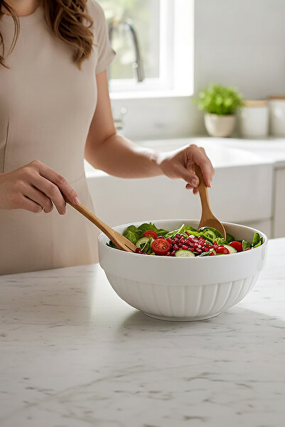 Güral Porselen 23 cm Relief Bowl