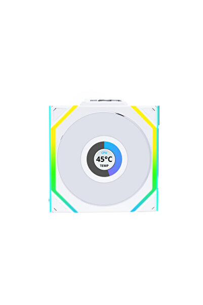 Lian Li Unı Fan Reverse Sl Wıreless Lcd 1x120mm Beyaz Kasa Fanı (G99.12RSLLCD...