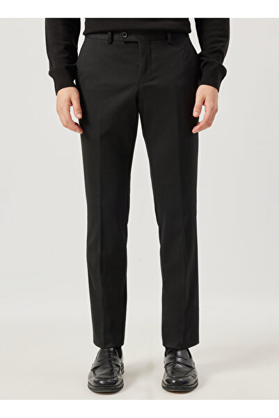 ALTINYILDIZ CLASSICS Altınyıldız Classics Normal Bel Slim Fit Siyah Erkek Takım Elbise 4A3010000101