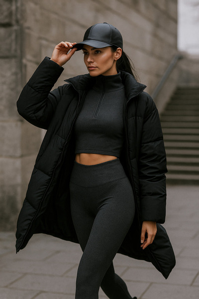 Luminos Butik Klasik Siyah Renkli Düz Siperlikli Deri Baseball Şapka - Sade Şık Tasarım Spk1104