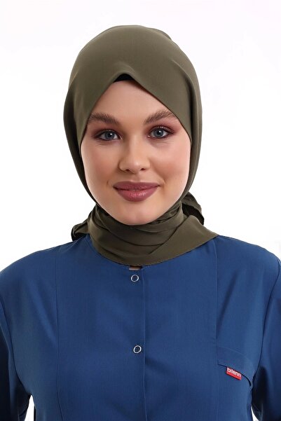 Bilenn Tekstil Μπόνε με δέσιμο στο λαιμό για χιτζάμπ - 4822 Χακί