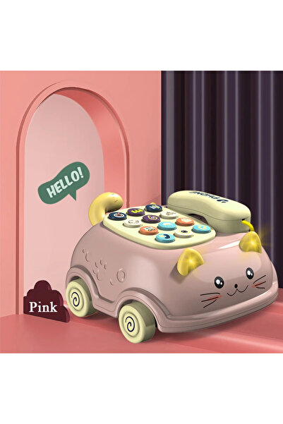 Choice لعبة هاتف موسيقية 3 في 1 من بينك بيبي، لعبة تعليمية تفاعلية للأطفال ال...