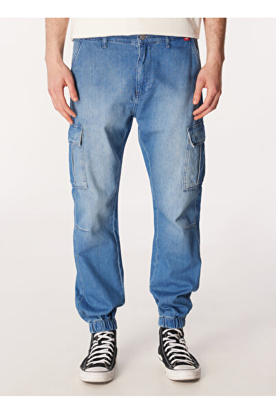 Lee Cooper JESUS LIGHT BLUE Мъжки дънки с редовна кройка 242 LCM 121088