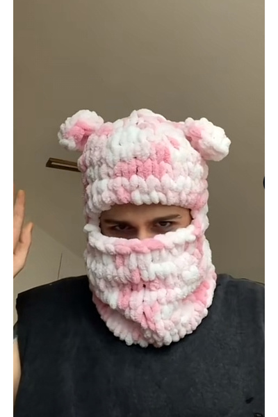 AidaAstrid Kar Maskesi Weghrumi Video Şapka Puffy Bere Kayak&snowboard Balaclava