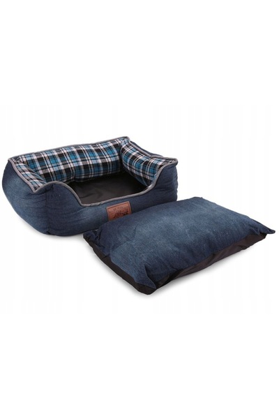 zola Pet crib, Zola®, rectangular, removable cushion, blug model, 54x42x16 cm