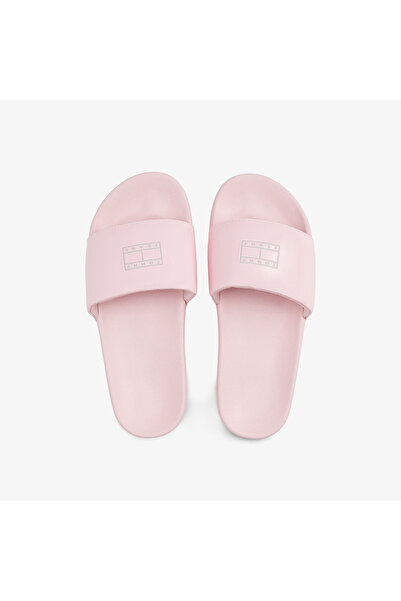 Tommy Hilfiger Tommy Jeans Flag Kadın Pembe Terlik