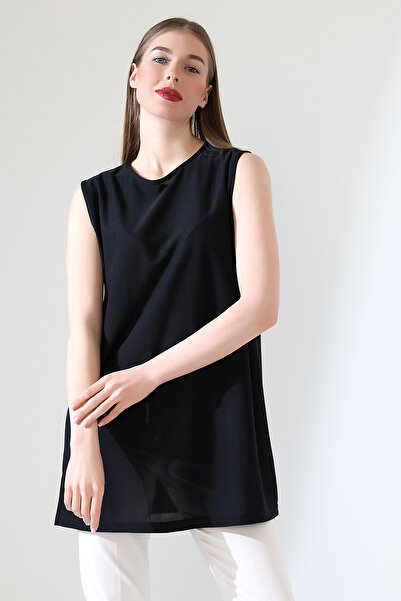 Talsmoda TALS FASHION ΜΑΥΡΟ ΧΡΩΜΑ ΦΑΡΚΟ ΜΗΧΑΝΙΚΟ ΣΥΝΤΟΝΙΣΜΕΝΟ ΜΠΛΟΥΖΑΚΙ ΚΑΙ ΤΟΥΝΙΚ