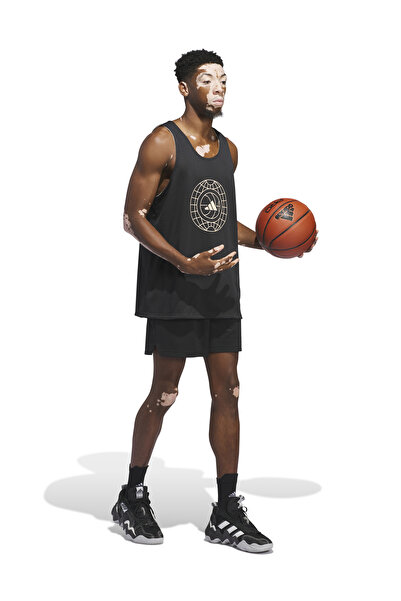 adidas Iu2435 Slct Black Men's Round Neck Regular Fit Jersey