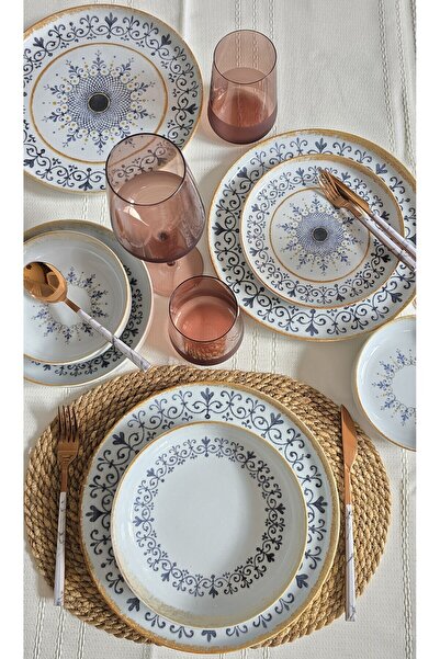 Kütahya Porselen Moderna 24 Parça 6 Kişilik Yemek Seti Efsa