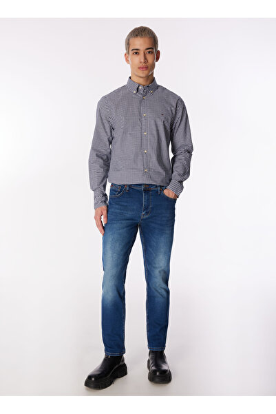 Lee Cooper Ανδρικό τζιν παντελόνι JAGGER ELLERY BLUE M Normal Waist Slim Fit 242 LCM 121025