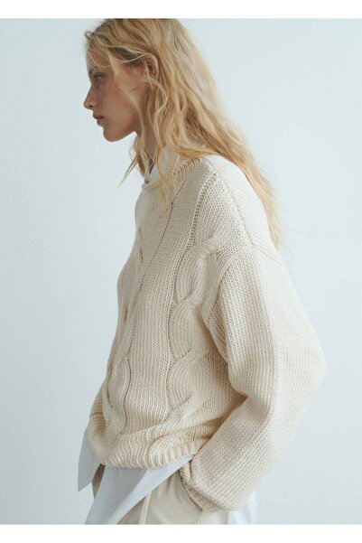 MANGO Woman Triko oversize kazak