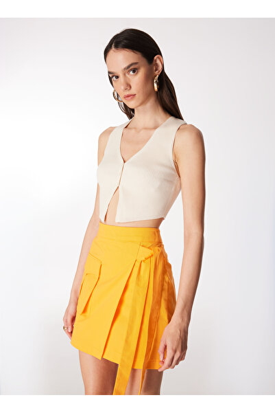 Fabrika Turuncu Kadın A-Form Fit Etek F4SL-ETK0805