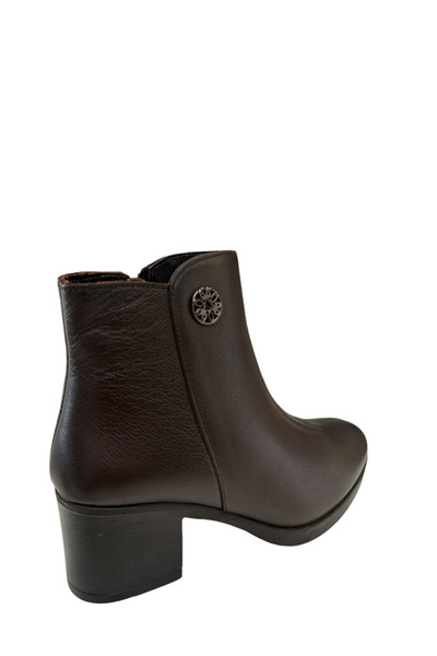 Castle Black YLDZ-92160-1 Γυναικείες Κλασικές Μπότες από Γνήσιο Δέρμα Καφέ