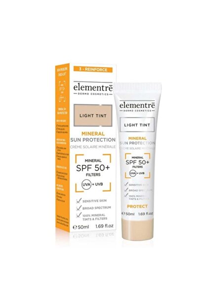 elementre Elementary Sunscreen Foundation Light SPF 50+ - 50 ml