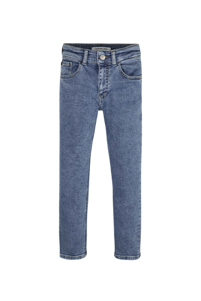 Calvin Klein DAD ESSENTIAL BLUE Normal Bel İndigo Erkek Denim Pantolon