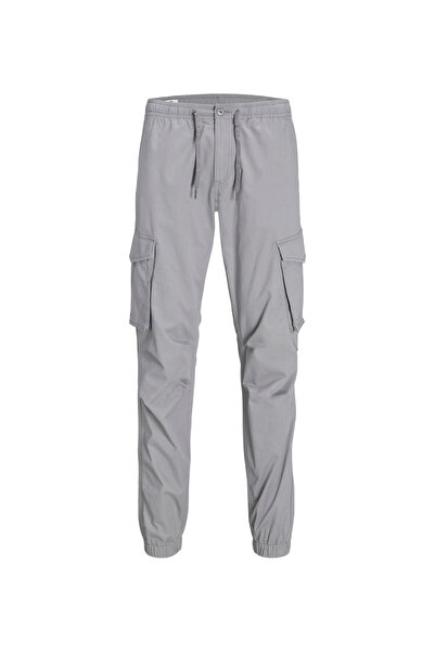 Jack & Jones Lastikli Paça Gri Erkek Kargo Pantolon JPSTKANE JJNOAH CUFFED CA...