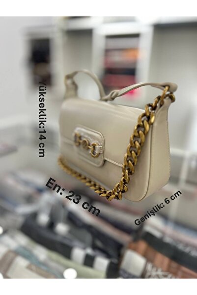 Levidor Mink Wide Chain Accessory Shoulder Bag 930372