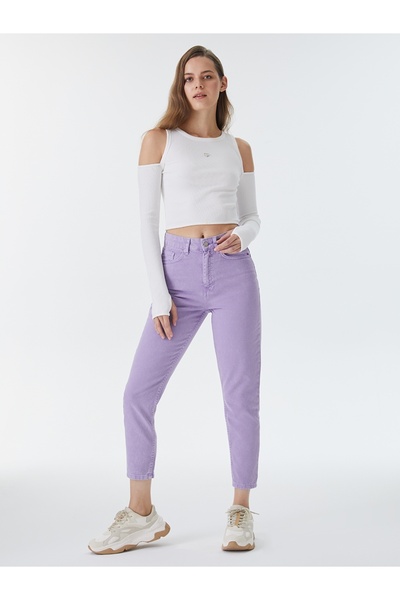 Loft Mom Regular Fit Kadın Pantolon