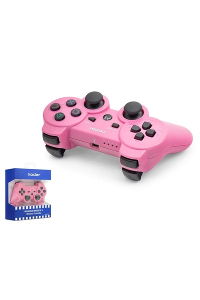 NODAR ND600D PS3 Uyumlu Kablosuz GamePad Oyun Kolu - Pembe