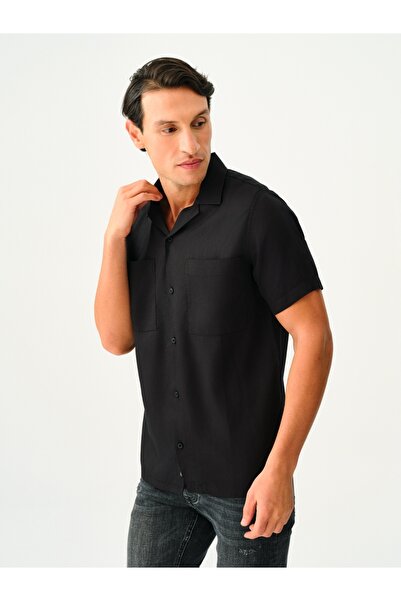 Loft Comfortable Cut Men's Shirt - Sleeves