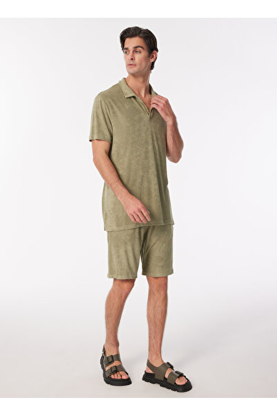 Fabrika Yeşil Erkek Basic Polo T-Shirt F4SM-TST 0981