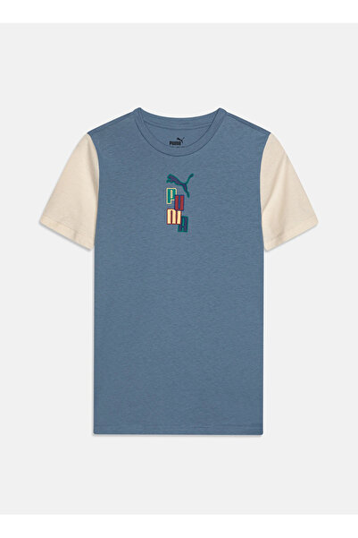 Puma Απλό μπλουζάκι για αγόρια μπλε 67926920-READY SET BETTER Tee