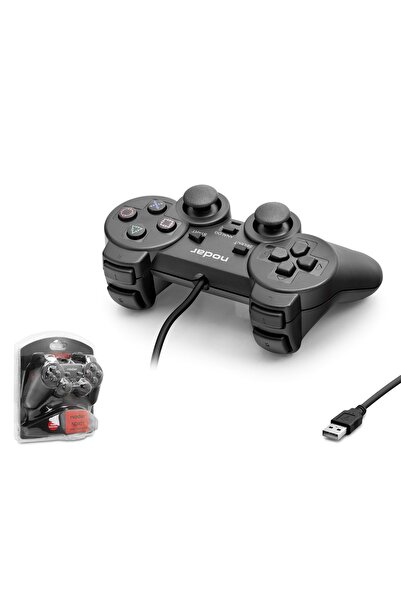 NODAR ND401 PC Uyumlu Kablolu USB GamePad Oyun Kolu - Siyah