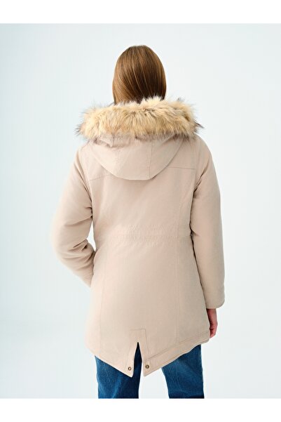 Loft Γυναικείο παλτό με κουκούλα