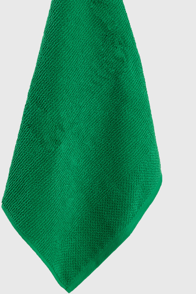Benetton Home 3 Pieces Bath Towel Hand Face Body Green 100% Cotton 50X90 cm Hand Towel