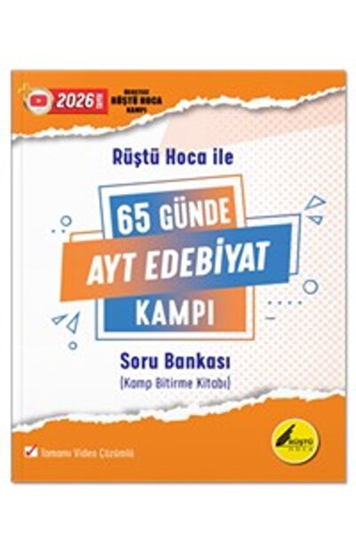 Rüştü Hoca 65 Günde AYT Edebiyat Kamp Kitabı Ve Başarı Zinciri Rehberim