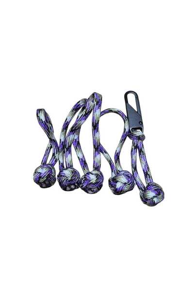 moonparacord حقيبة باراكورد بسحاب وحامل 5 عبوات بطول 7 سم