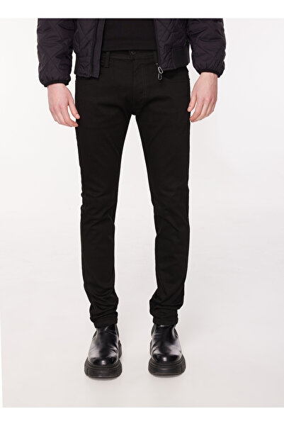 Replay Slim Fit Normal Bel Siyah Erkek Denim Pantolon M914Y 098 BLACK