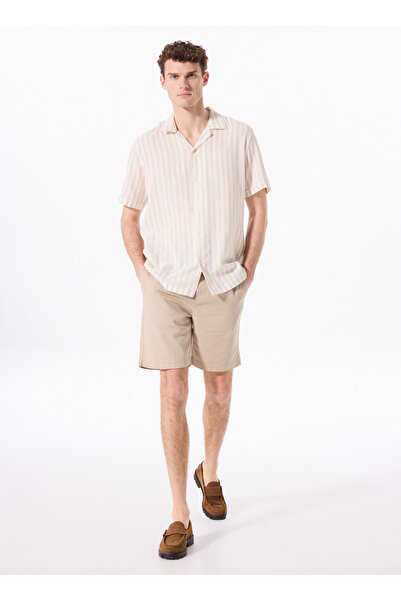 Fabrika Açık Haki Erkek Basic Bermuda Şort F4SM-SHT 0930