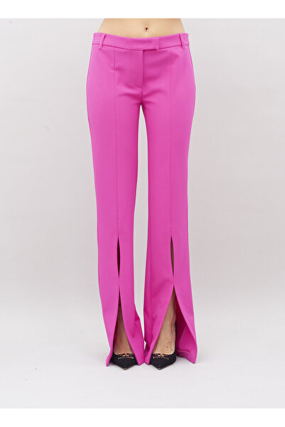 VERSACE JEANS COUTURE Normal Bel Dar Fuşya Kadın Pantolon 75HAA102