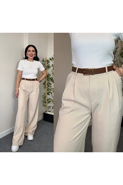 viyan butik Yüksel bel palazzo pantolon