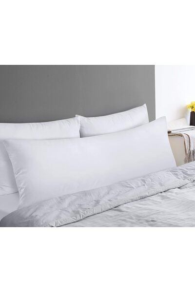 Pratic Home 1 Adet 50x135cm 1500gr 1.Kalite Boncuk Elyaf Dolgulu Uzun Yastık Hamile Yastık Dekoratif Yastık
