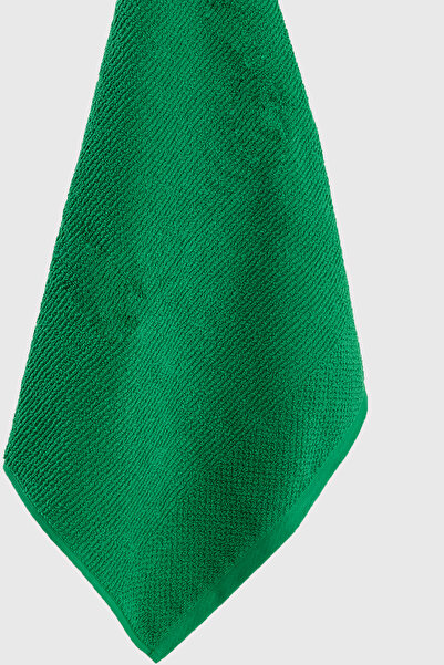 Benetton Home 5 Pieces Bath Towel Hand Face Body Green 100% Cotton 30X50 cm Face Towel