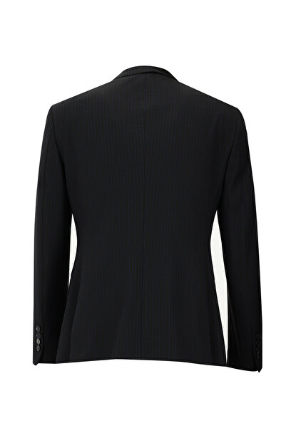 Kiğılı Super Slim Fit Ekstra Dar Kesim Fit Klasik Çizgili Takım Elbise