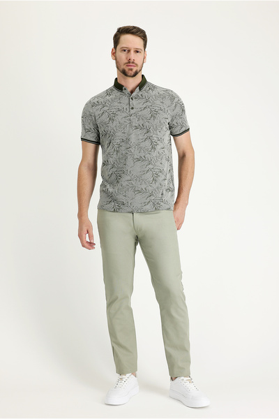 Kiğılı 7 Drop slim fit Dar croială material elastic Pantaloni din pânză / chino