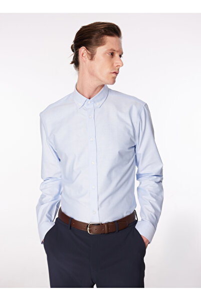 Fabrika Mavi Erkek Düğmeli Basic Gömlek F4SM-GML 1000