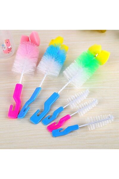 BEREN Xıbei Biberon Temizleme Fırçası Emzik Temizleme Fırçası Şişe Temizleme ...