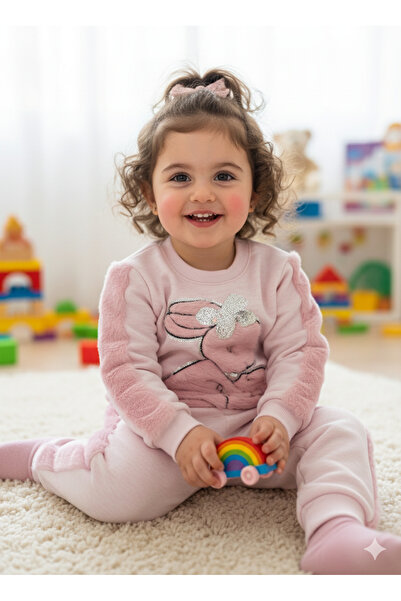 Miss Melinda Kids Costum gros pentru fetiță, cu detalii din pluș, cu buzunare...