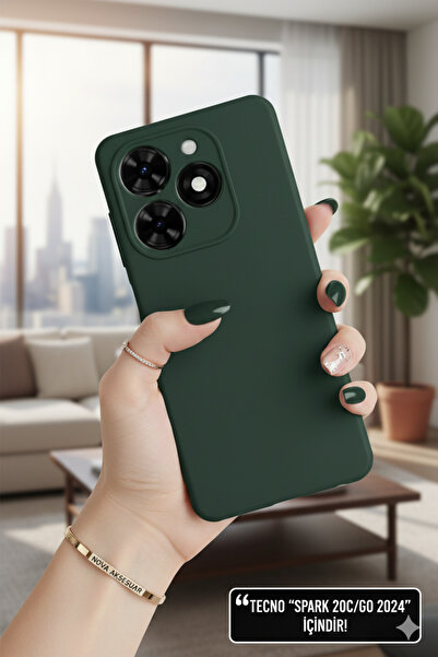 cepmoda TECNO "SPARK 20/20C/GO 2024" telefon kılıfı Slim sOft - iNce Esnek Ar...