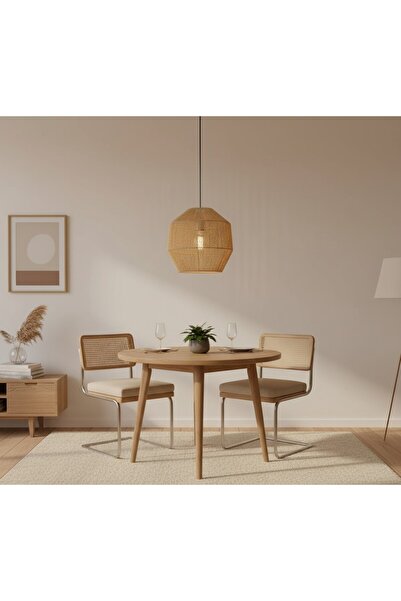 mammoly Bohem Avize, Rustik Avize, Jüt Avize, Doğal Avize, Hasır Örgü Avize, Bambu Avize, Tavan Aydınlatması