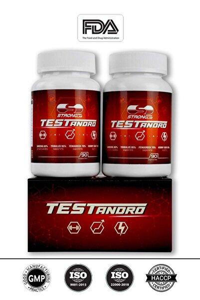Strong Lab Testandro- Testo Booster, Tribulus, Shilajit, Epimedium, Ginseng, ...