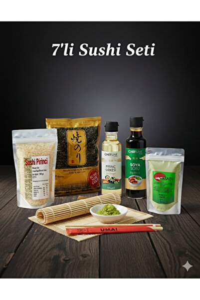 NETTENYOLLA Sushi Seti 7'li / Suşi Seti