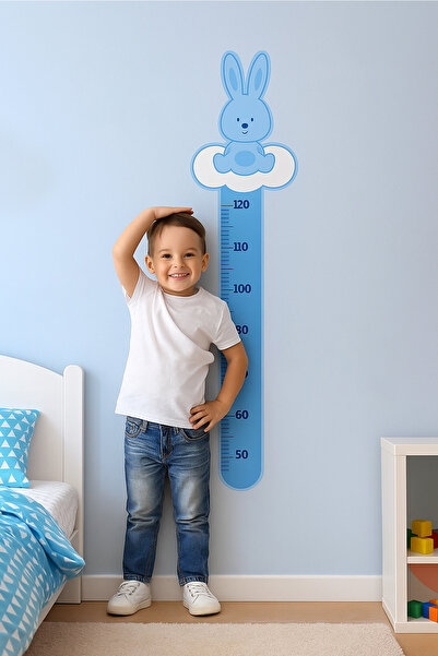 KT Decor Mavi Sevimli Tavşan Çocuk Odası Duvar Sticker