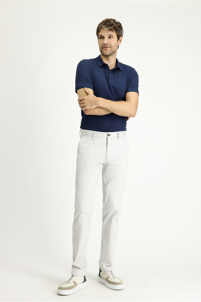 Kiğılı Regular Fit Likralı Kanvas / Chino Pantolon